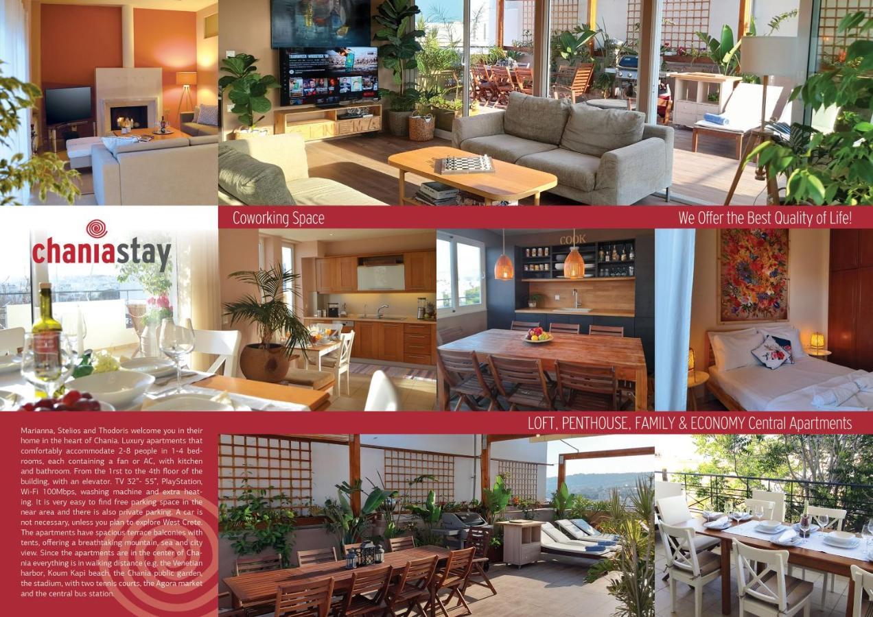 Chaniastay Penthouse Apartment Chania  Exteriör bild